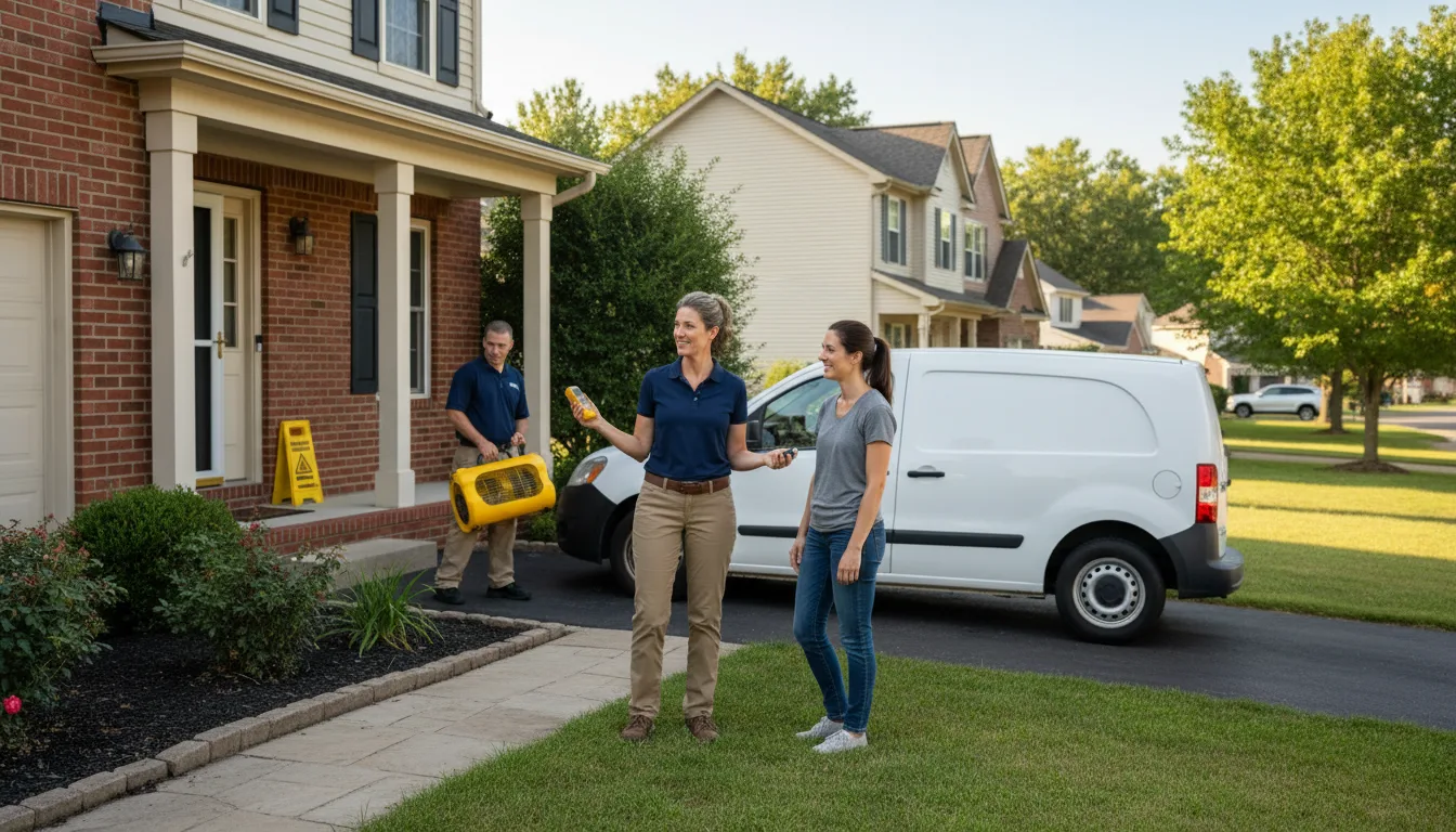 Residential water damage restoration in Melbourne Beach, FL